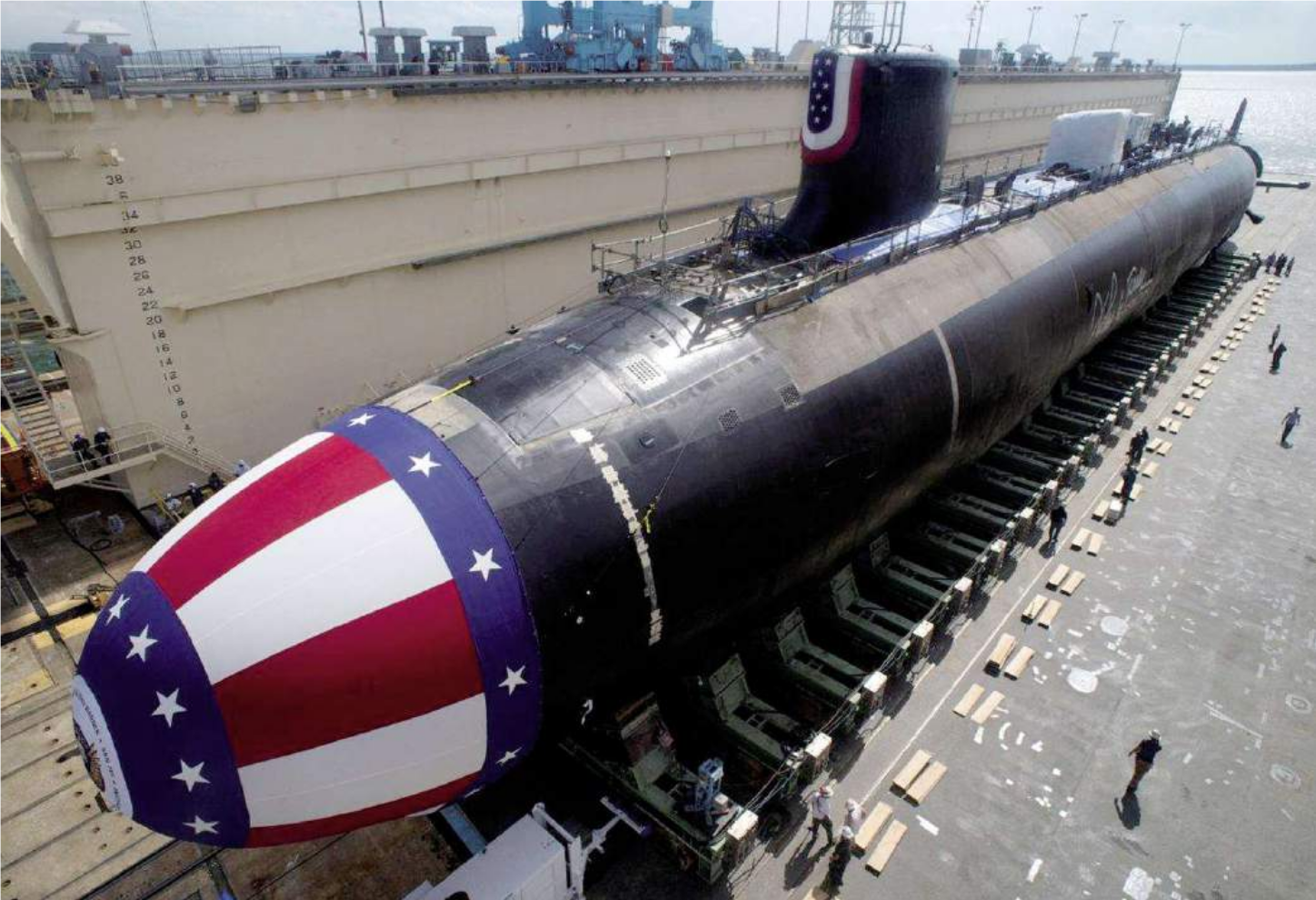 Auf dem Atomuboot USS John Warner Schweizer Soldat