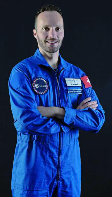 Wm Marco Sieber auf dem Weg ins All Schweizer Soldat