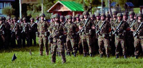 Bataillon trainiert den Ernstfall Schweizer Soldat