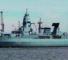 Die Fregatte «Hessen» lief im Jahr 2003 vom Stapel.