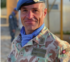 Oberstlt Raphael Frey führte als «Teamsite Commander» die Teamsite SMARA in der MINURSO («Mission des Nations Unies pour l’organisation d’un Référendum au Sahara Occidental»).