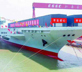 Der im Juli gewasserte dritte Flugzeugträger der chinesischen Marine «Fujian», erstmals ein Flachdeckträger mit Katapulten, wird der Führung neue offensive Optionen zur See verschaffen.