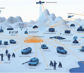 Der SNFW-Verbund (Sensoren-Nachrichten-Führungs-Wirkungsverbund) als digitales Wegnetz zwischen Sensoren, Entscheidträger und Effektoren.