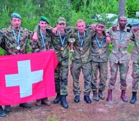 Das Schweizer Team holte Silber und platzierte sich vor Südafrika und hinter Deutschland. Bilder: zvg