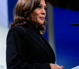 Kamala Harris auf der Münchner Sicherheitskonferenz 2024.