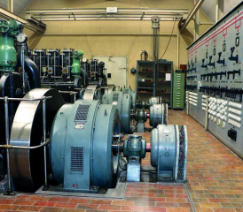 Das unterirdische Kraftwerk sorgte für die sichere Stromversorgung der Festung.