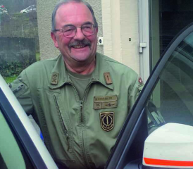 Stabsadj Richard «Richi» Strässler hat sein Lachen bewahrt.