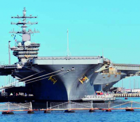 Der Atomflugzeugträger USS «Dwight D. Eisenhower» kreuzt derzeit im Mittelmeer.