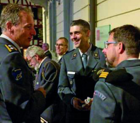 Div Peter Merz, Oberstlt i Gst Thomas Vogel, Oberst i Gst Martin Koller.