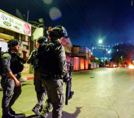 Seit Ende Januar 2023 ist eine neue Gewaltspirale im Nahost-Konflikt zu beobachten. Israelische Polizei im Einsatz.