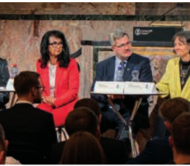 Die Panelmitglieder waren sich einig, dass die Armee und die Universität ihre Synergien besser nutzen sollen.