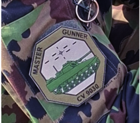 Badge «Mastergunner CV9030».