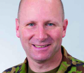 Chefadj Richard Blanc ist der Führungsgehilfe des CdA.