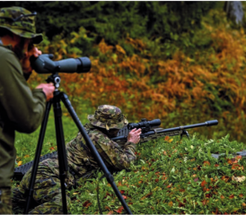 Beim Sniperposten konnten die Schützen Präzision und Teamarbeit beweisen.