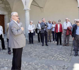 Links Tony Jossen im Stockalperpalast.