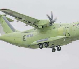 Jungfernflug des neuen russisches Transportflugzeugs Il-112W.