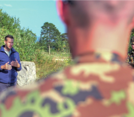 Mathias Maurer, CEO der Swiss Innovation Forces und Oberstleutnant i Gst, im Interview zu Adaptionsfähigkeit und Innovation in der Milizarmee. Bilder: Swiss Innovation Forces