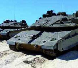 Merkava V «Barak» als neustes Modell des Israelischen Kampfpanzers.