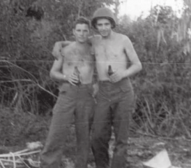 Robert E. Passanisi (rechts) mit seinem «Kumpel» Edgar Turner.