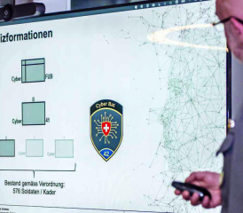 Die OG Cyber ist der Brückenbauer zwischen den Berufsformationen der Armee und der Miliz.