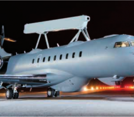 Saab GlobalEye für die schwedische Luftwaffe.