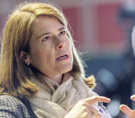 Petra Gössi, Präsidentin der FDP Schweiz, bekannte sich zur Luftwaffe.