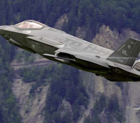 Start einer F-35 in Meiringen im Juni 2019.