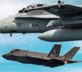 F-35 A Lightning II bei den Flugversuchen in Finnland.