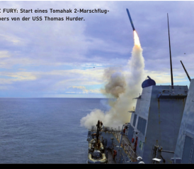 EPIC FURY: Start eines Tomahak 2-Marschflugkörpers von der USS Thomas Hurder. Bilder: US Navy