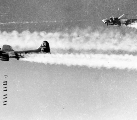 Vor allem die B-17 Flying Fortress wurden als Bomber eingesetzt.