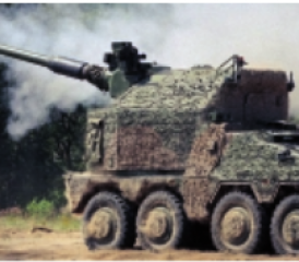 Die British Army beschafft Radhaubitzen des Typs RCH 155.