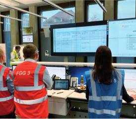 Angehörige der Notfallschutzpartner im Rahmen der GNU 24.