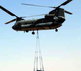 Boeings Schwerer Transporthelikopter CH-47F.