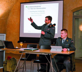 In Aktion während der HV 22 der OG Fürstenland.