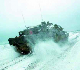 Krieg wird in Europa weiterhin auch hybrid geführt. Hier im Bild: NATO-Truppen während einer Übung im Dezember.