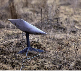 Ein landgestütztes Starlink-Terminal irgendwo in der Ukraine. Bild: NZZ