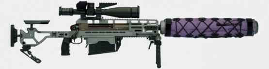 Kompaktes Präzisionsgewehr VICTRIX CORVO CS im Kaliber .50 BMG.