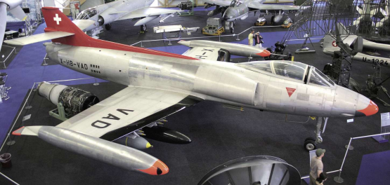 Im Flieger Flab Museum Dübendorf noch zu sehen: Der P16 MK III.