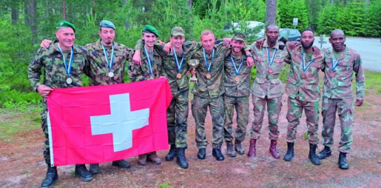 Das Schweizer Team holte Silber und platzierte sich vor Südafrika und hinter Deutschland. Bilder: zvg