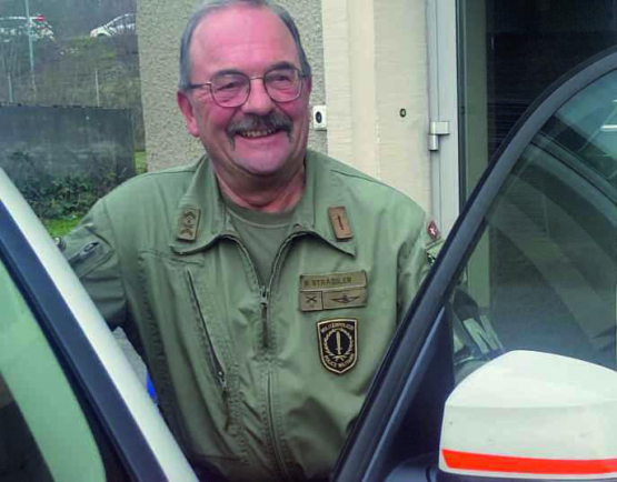 Stabsadj Richard «Richi» Strässler hat sein Lachen bewahrt.