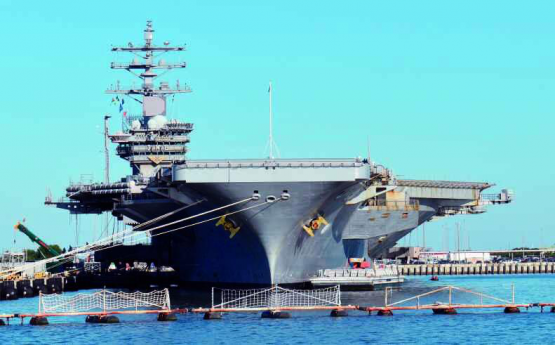 Der Atomflugzeugträger USS «Dwight D. Eisenhower» kreuzt derzeit im Mittelmeer.