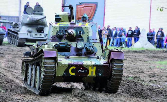 Der Schweizer Panzerwagen 39 «Praga» auf dem Museumsgelände.