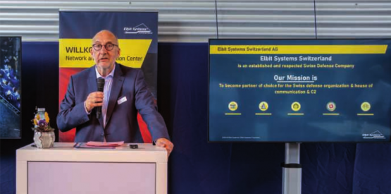 Verwaltungsratspräsident von Elbit Systems Schweiz, Jakob Baumann: «Die digitale Souveränität ist nur mit Partnern möglich, die täglich im Wettbewerb stehen und den neusten Stand der Technologie erarbeiten.»
