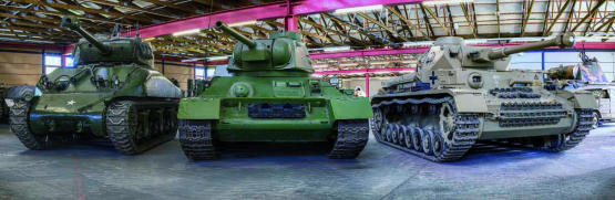 Im Panzermuseum Munster kommen Panzerfans definitiv auf ihre Kosten. Bild: Panzermuseum Munster