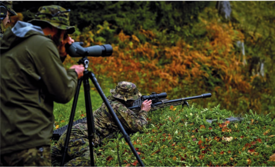Beim Sniperposten konnten die Schützen Präzision und Teamarbeit beweisen.