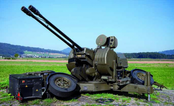 Für einen «internationalen» Kunden, sollen mehrere 35-mm-Flugabwehrsysteme Skyguard modernisiert werden.