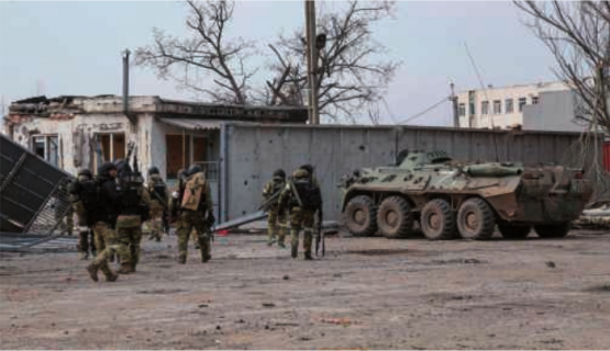 Russland führt das Gefecht streng hierarchisch. Der Verbund der Teilstreitkräfte funktioniert scheinbar nicht.