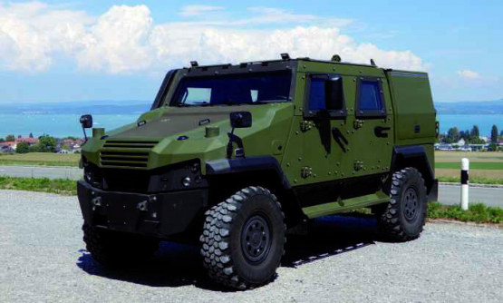 Der EAGLE als Grundchassis für die neuen geschützten Fahrzeuge Luxemburgs.