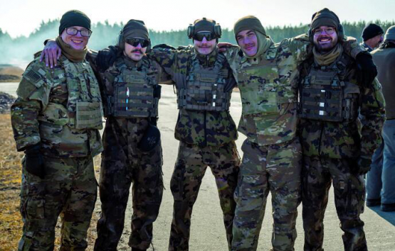 Das Schweizer Team bei der International Tank Challenge 2025 in Grafenwöhr, Deutschland, durfte das MBAS tragen.