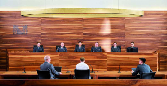 Die Militärjustiz ist die militärische Strafverfolgungs- und Gerichtsbehörde der Schweiz. Sie beurteilt die der Militärstrafgerichtsbarkeit unterworfenen strafbaren Handlungen gemäss dem Militärstrafgesetz